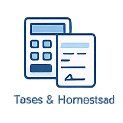Florida property taxes and homestead exemption FAQ icon covering homestead benefits, property assessments, Save Our Homes protections, portability, tax planning, and homeowner tax questions.